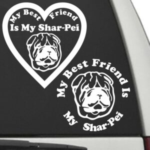 Shar Pei – My Best Friend Is My Dog Decal