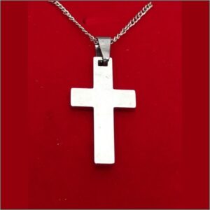 Simple Stainless Cross in Various Colors