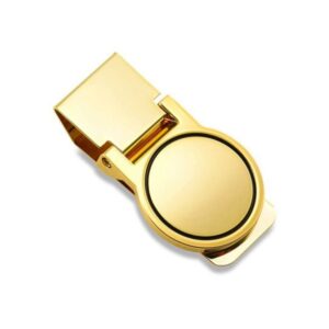 Money Clip Engravable Round Hinged Opening