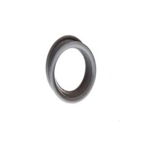 Pair of Tunnels in Metallic Grey Squishy Silicon