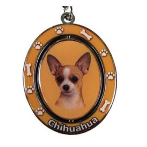 Chihuahua Spinning Key Chain