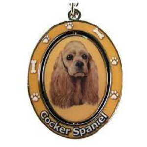 Cocker Spaniel Spinner Key Chain