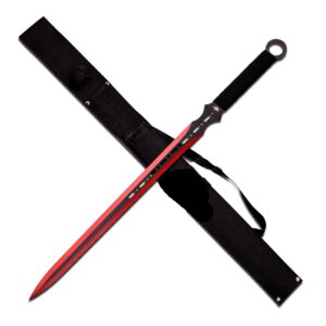 Sword with Red and Black Blade